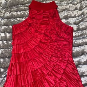 White House Black Market Layered Front Top